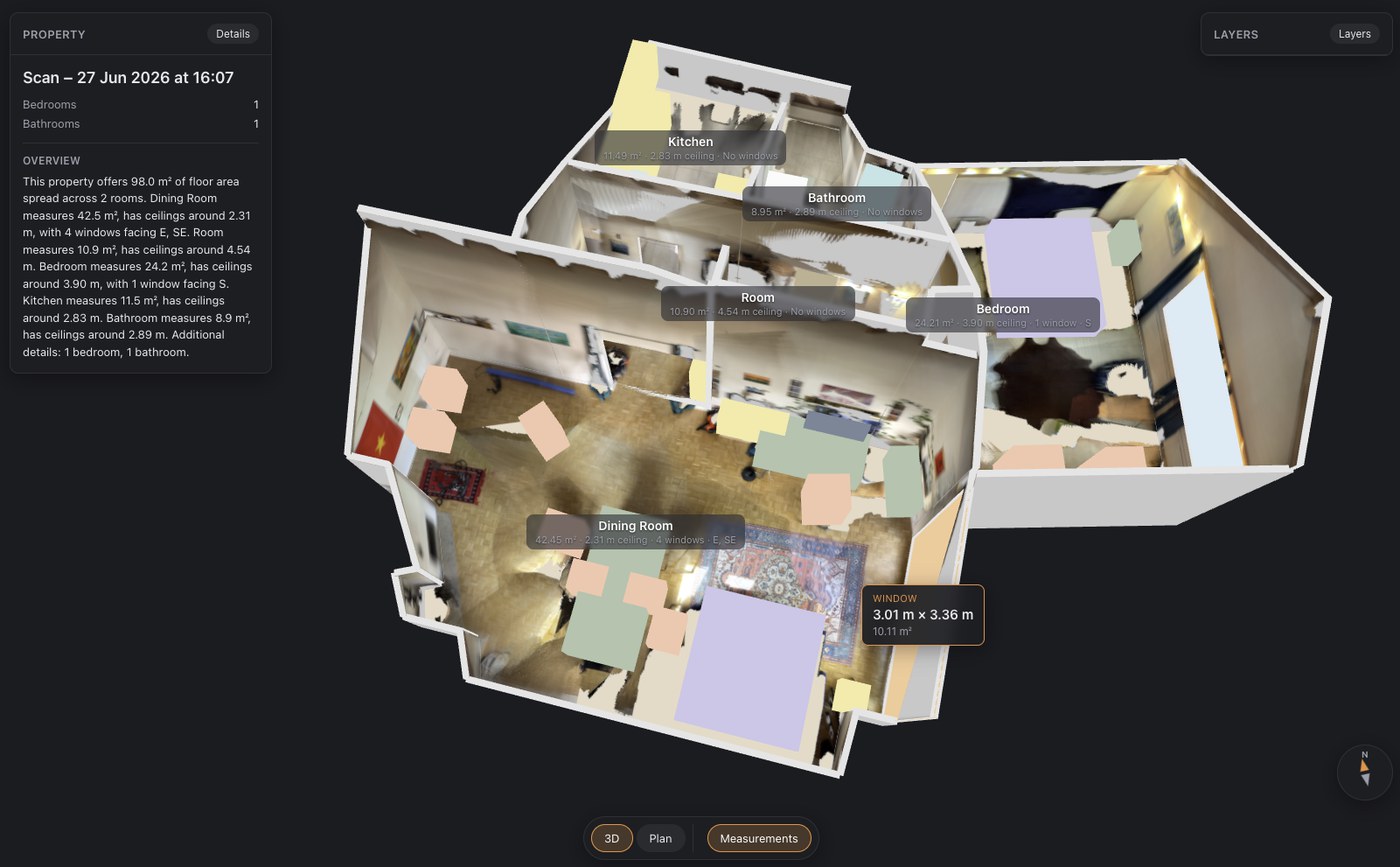 Interactive 3D web viewer in a browser